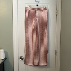 Full length linen pants